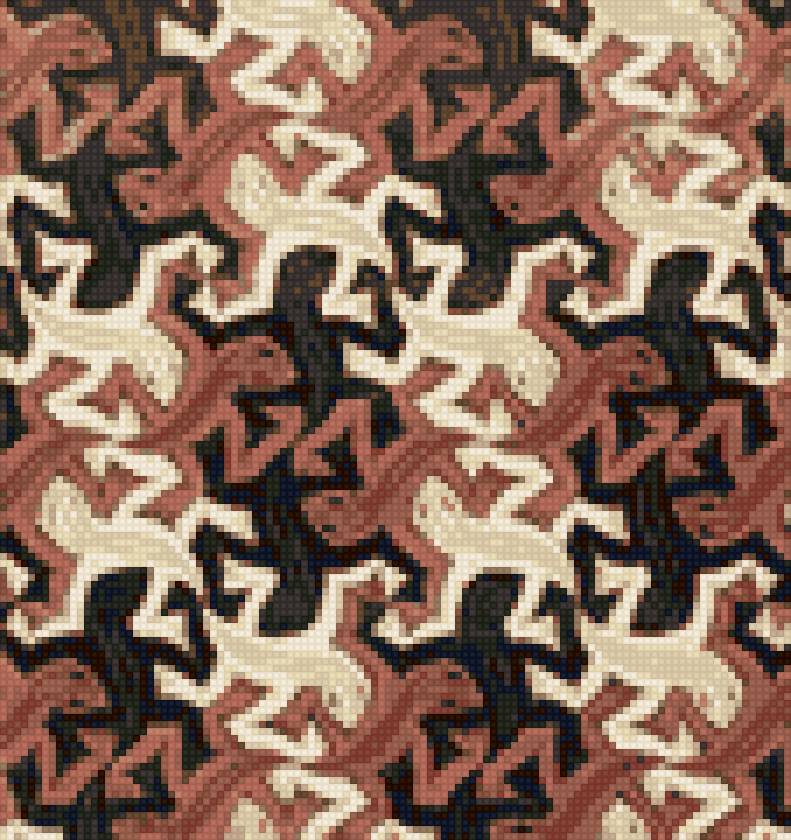 Эшер 2 - эшер, яшерицы - предпросмотр