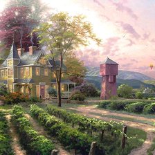 Схема вышивки «ЗАГОРОДНЫЙ ДОМ»