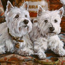 Схема вышивки «Sweet Twins.»