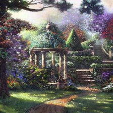 Схема вышивки «САД»