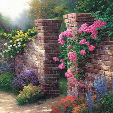 Схема вышивки «ВХОД В САД»