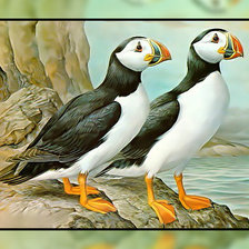 Схема вышивки «Птицы.»