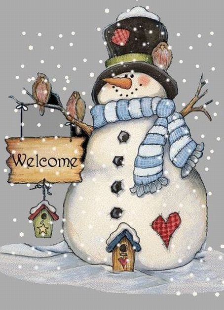 снеговик - зима, снеговик, новый год, праздник - оригинал