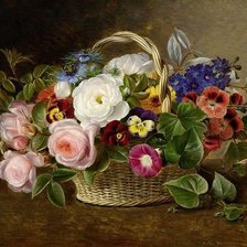 Оригинал схемы вышивки «цветы» (№1938992)