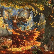 Схема вышивки «осень»