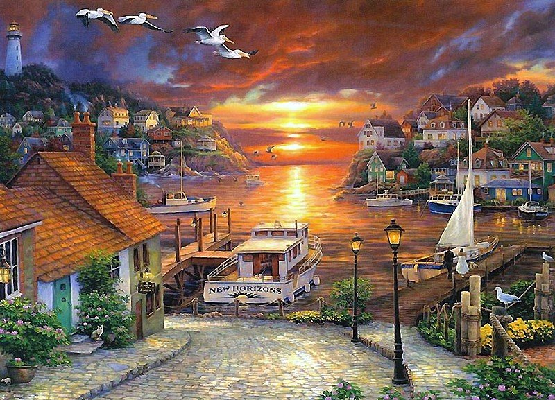 В ЛУЧАХ ЗАКАТА - оригинал