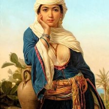 Схема вышивки «девушка»