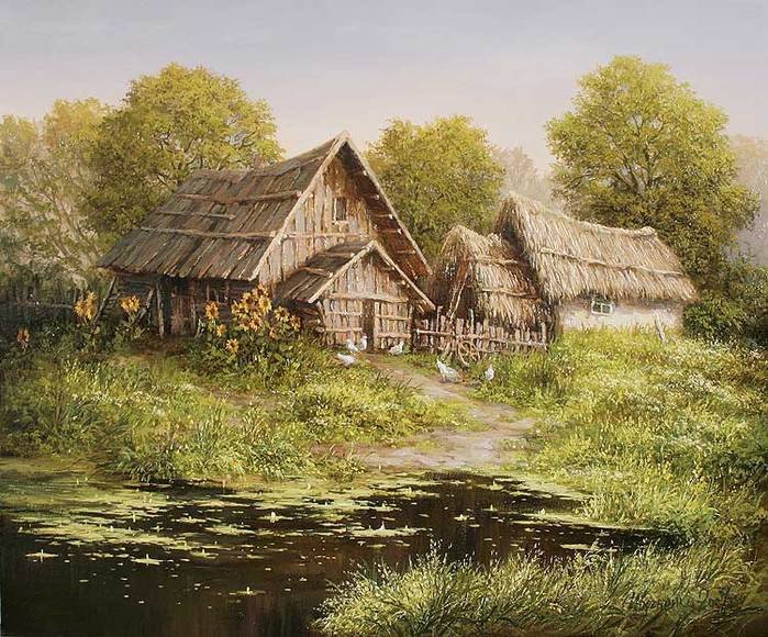 деревенька - оригинал