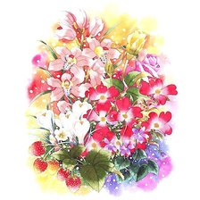 Схема вышивки «акварель»