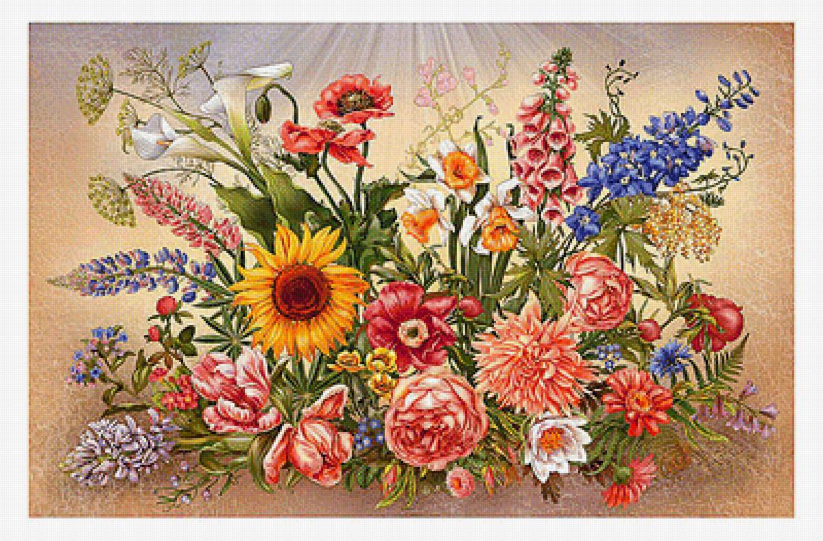 Букет - цветы - предпросмотр