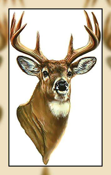 Олень2. - животные., олень - оригинал