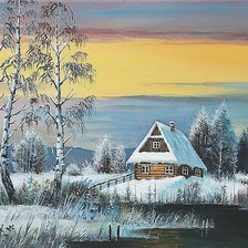 Схема вышивки «ЗИМУШКА ЗИМА»