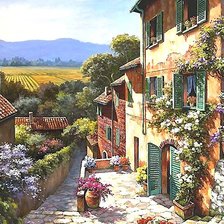 Схема вышивки «ЮЖНАЯ УЛОЧКА»