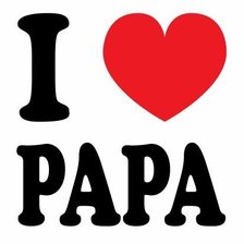 Схема вышивки «love papa»