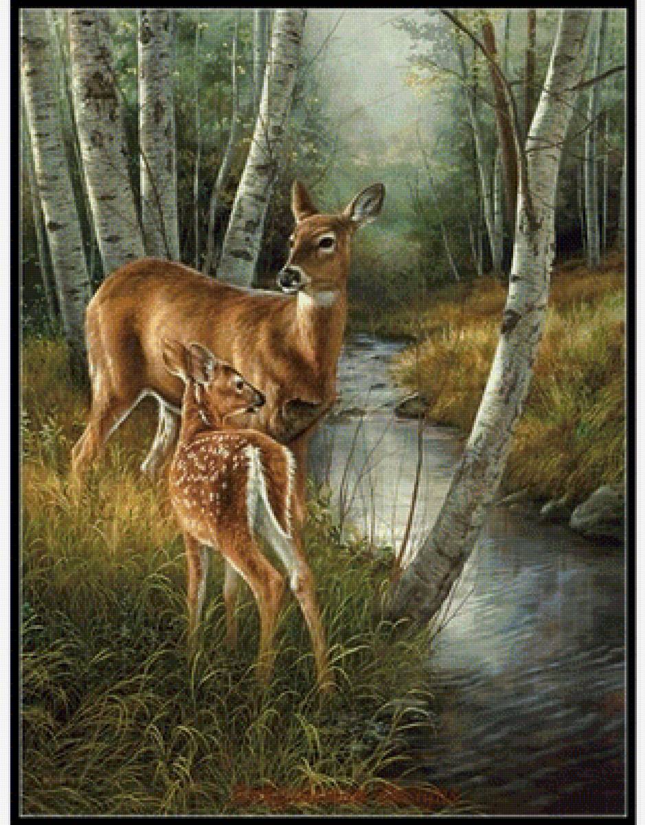 v lese pri potoku - предпросмотр