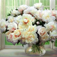 Схема вышивки «цветы»