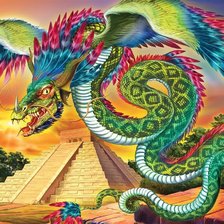 Схема вышивки «дракон»