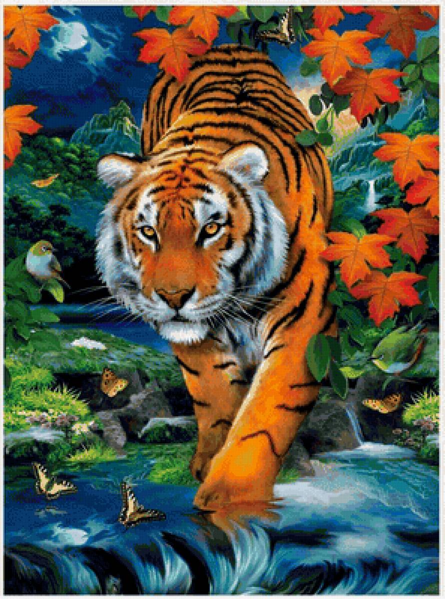 Тигр - природа, животные, тигр - предпросмотр