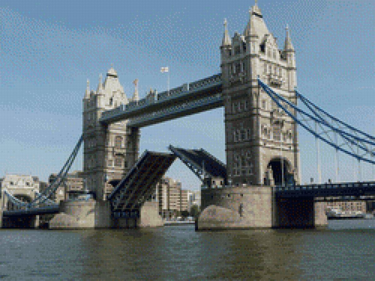 Лондон Тауэрский мост - тауэрский мост, мост, лондон, тауэр - предпросмотр