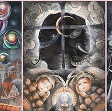 Схема вышивки «батик»