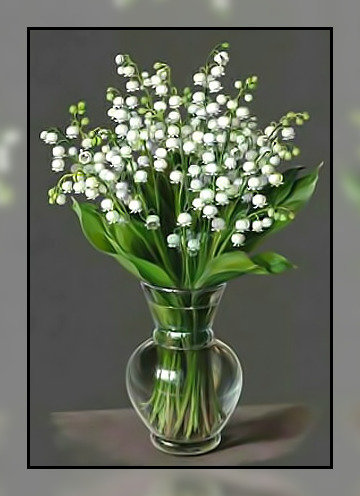 Букет  ландышей. - ландыши., букет, цветы - оригинал