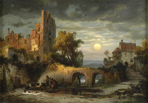Sunrise,Sunset,Moonlight 14 2 Wille, August von 1829 Kassel - 18 - оригинал