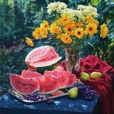 Схема вышивки «натюрморт»