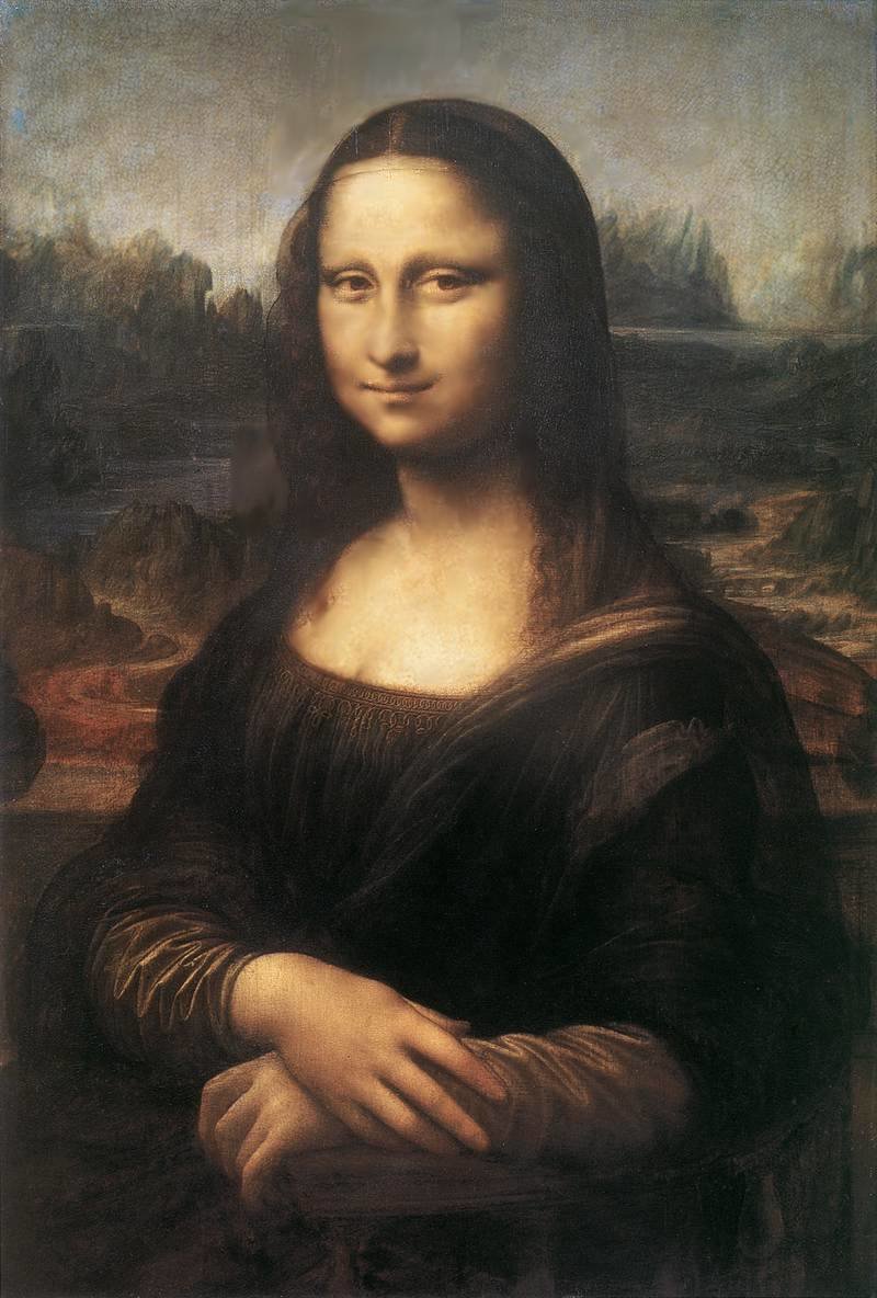 Портрет Лизы дель Джиокондо.Леонардо да Винчи - картины - оригинал