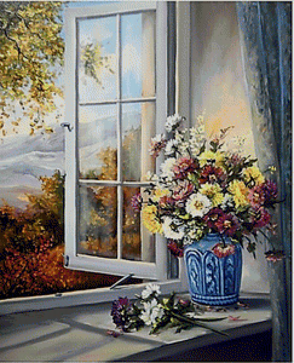 серия "окна" - окно, интерьер - предпросмотр