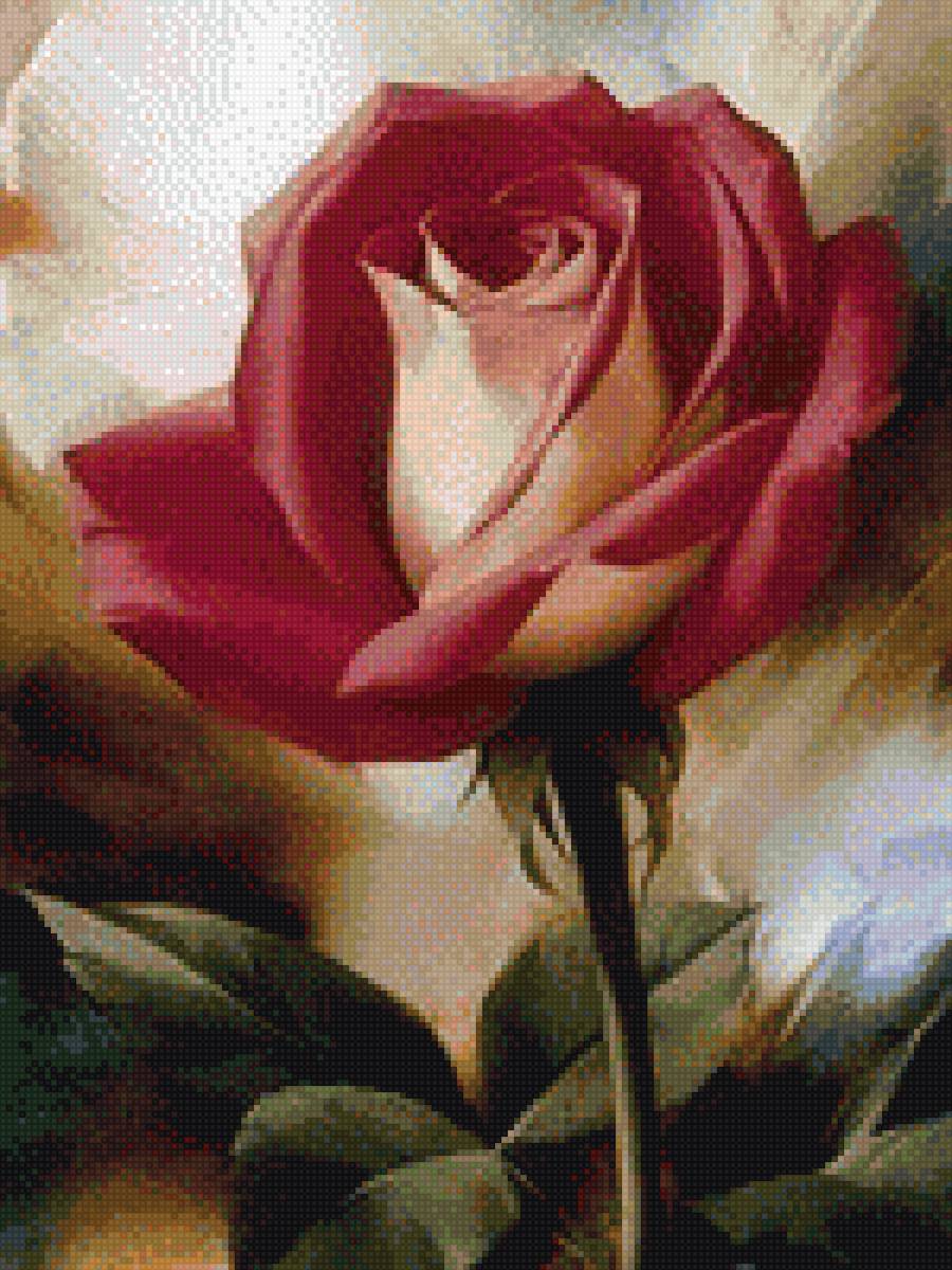 свежая роза - цветы - предпросмотр