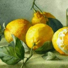 Оригинал схемы вышивки «Лимоны» (№1942841)