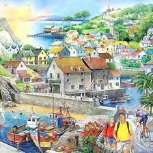 Схема вышивки «ГОРОДОК»