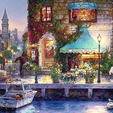 Схема вышивки «ВЕЧЕРНИЙ ГОРОД»