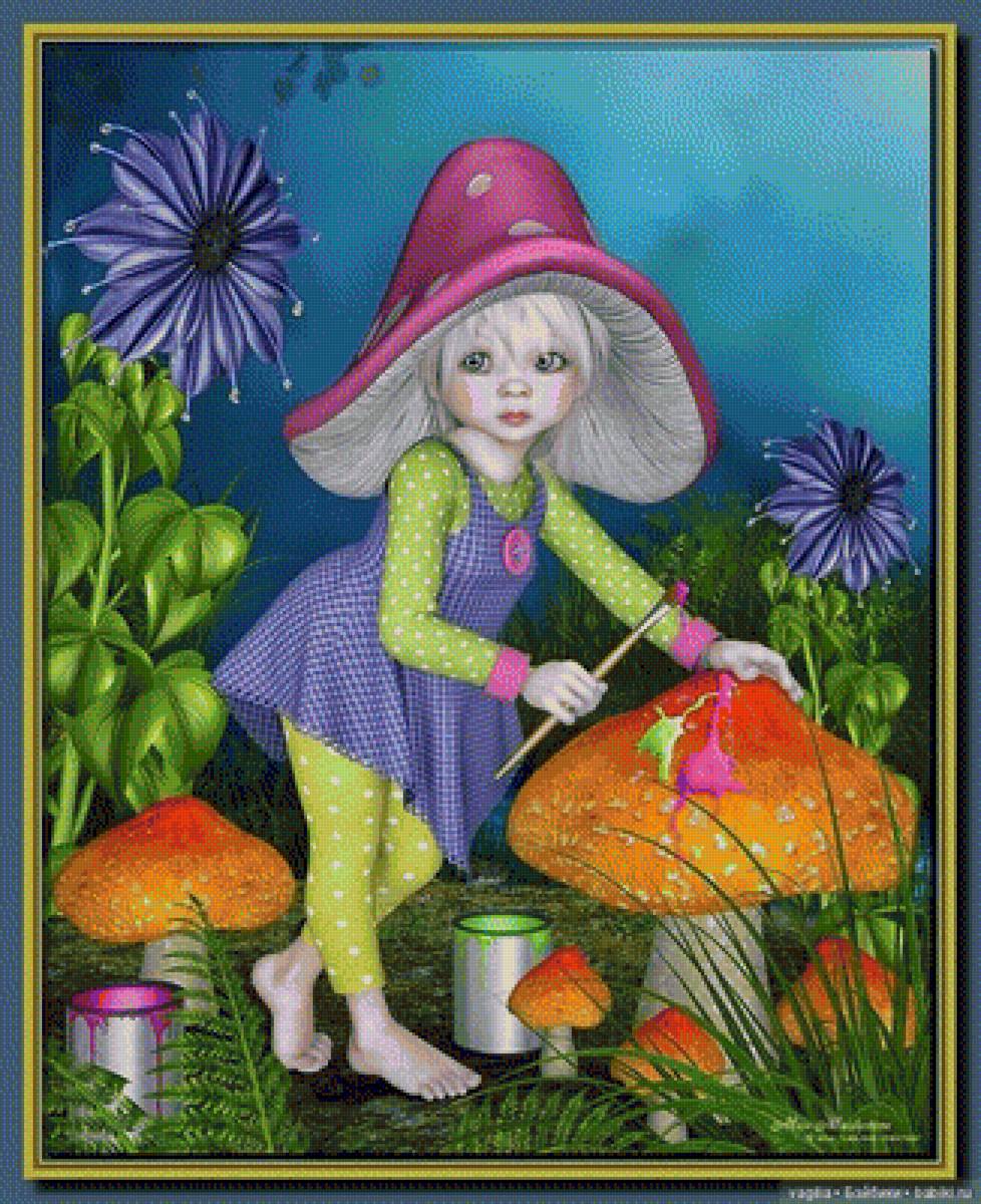 МУХОМОРЧИК С ГРИБАМИ - дети - предпросмотр