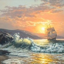 Схема вышивки «морской сюжет»