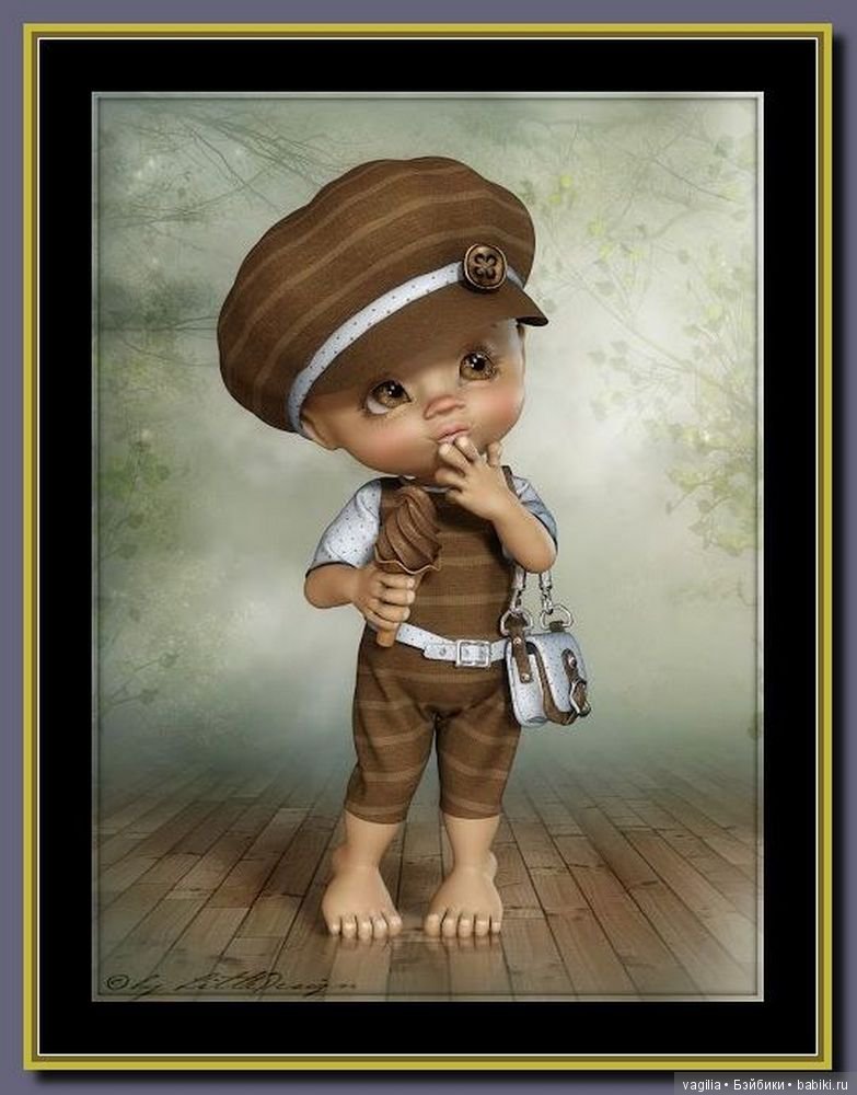 ШОКОЛАДНОЕ МОРОЖЕНОЕ - дети - оригинал