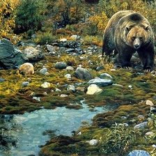 Схема вышивки «лесной сюжет»