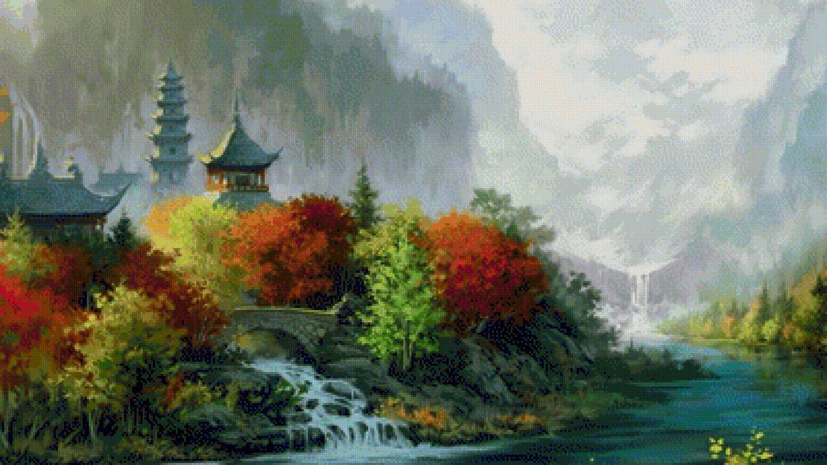 Chinese Painting. - landscapes.scenarys. - предпросмотр