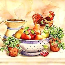 Схема вышивки «кухня»