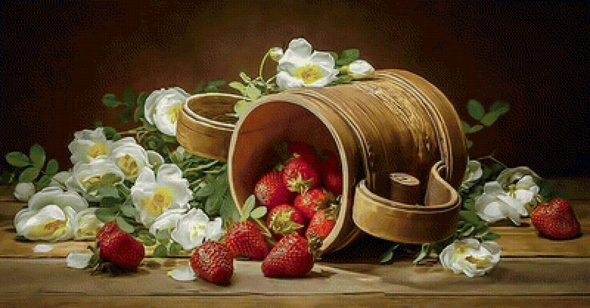 Клубника. - ягоды, натюрморт., клубника - предпросмотр