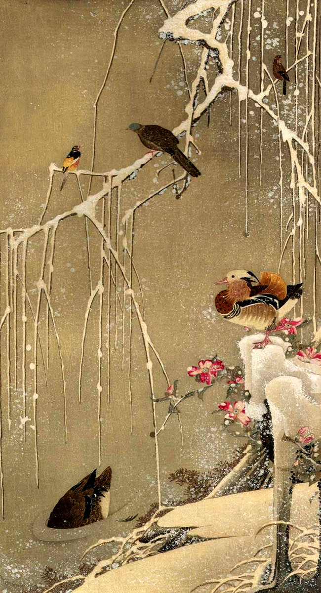 Ито Дзякутю - зима, япония, ито дзякутю - оригинал