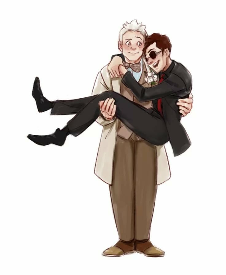 Кроули и Азирафаэль - оригинал