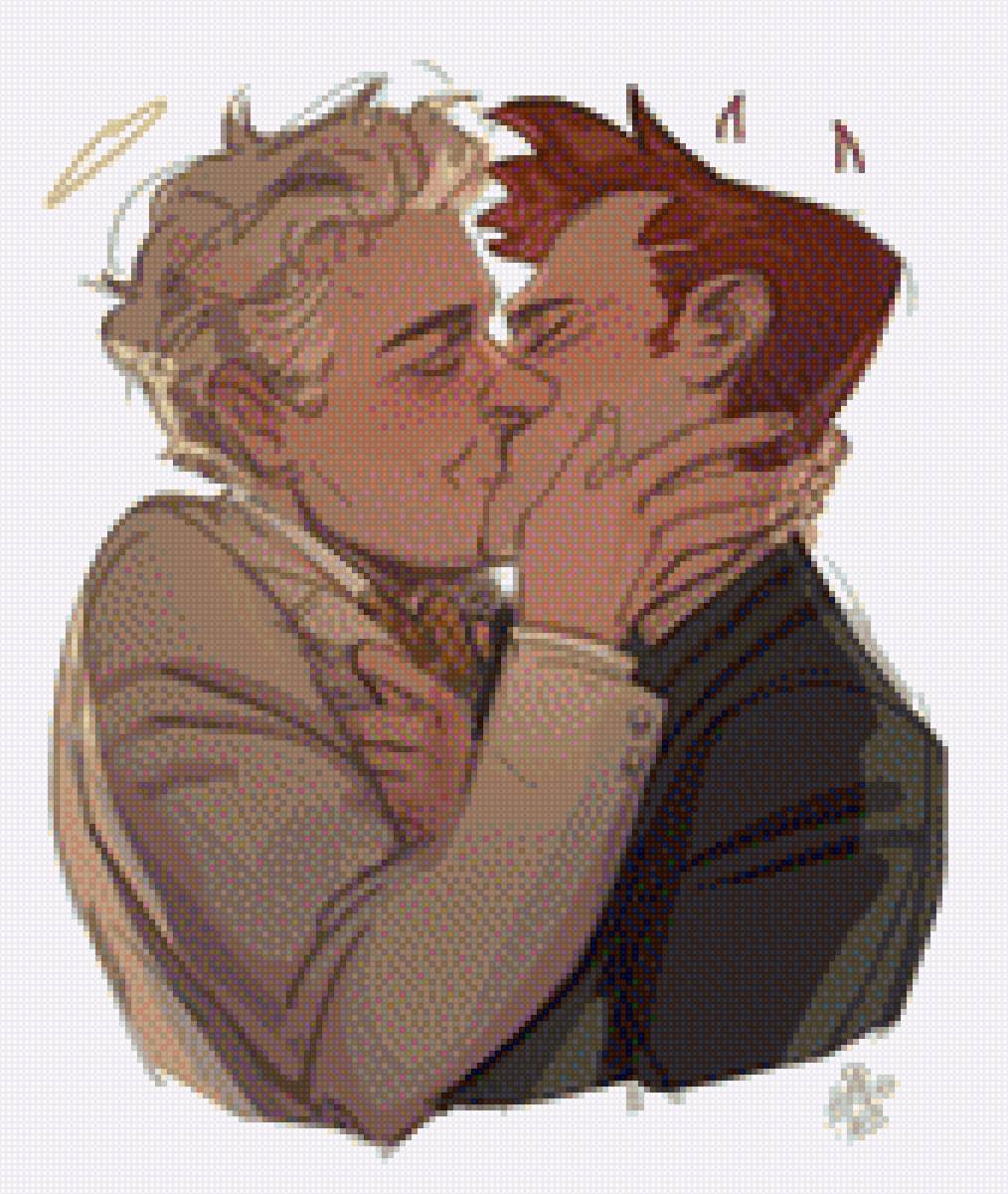 Кроули и Азирафаэль - предпросмотр