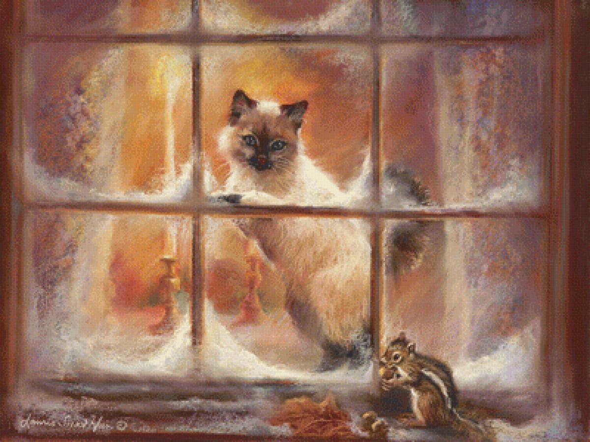 Christmas Wishes. - laurie snow-hein painter.christmas.animals. - предпросмотр