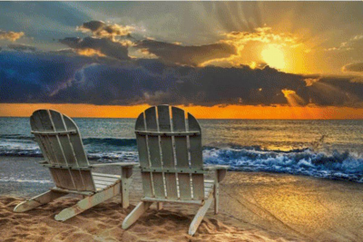 НА БЕРЕГУ  МОРЯ - вода, природа, пейзаж - предпросмотр