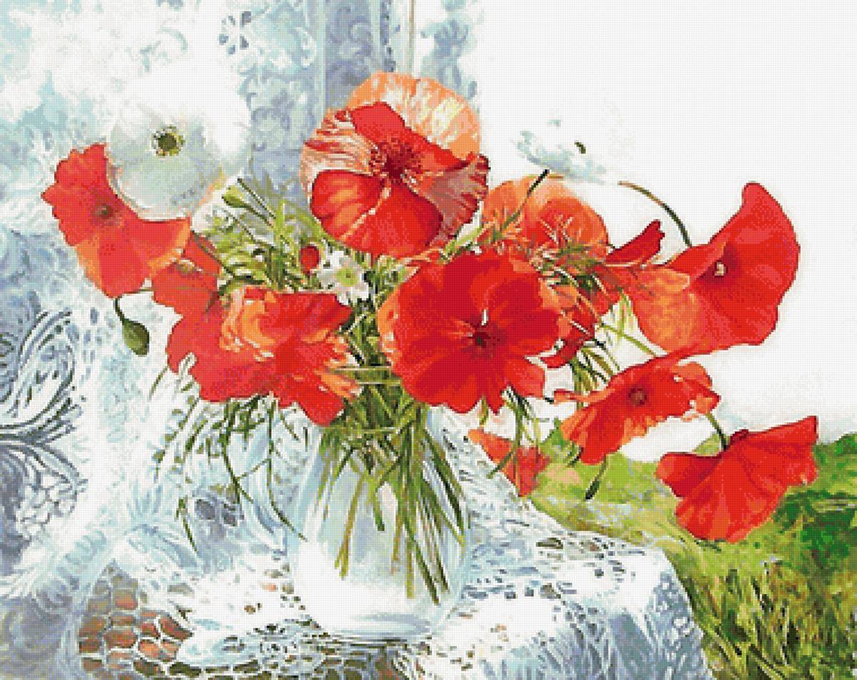 Дарья Чачева акварель цветы