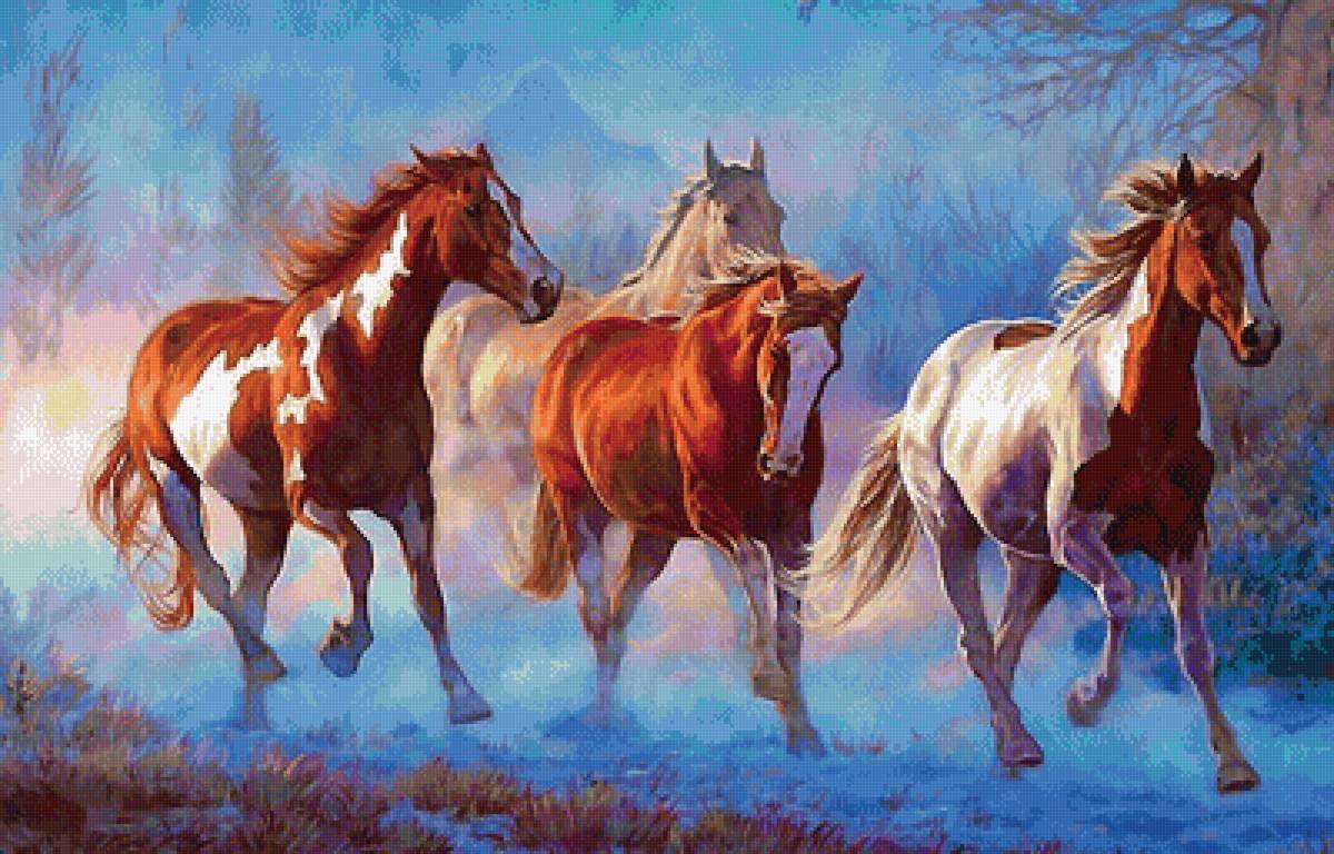 кони - мир животных - предпросмотр