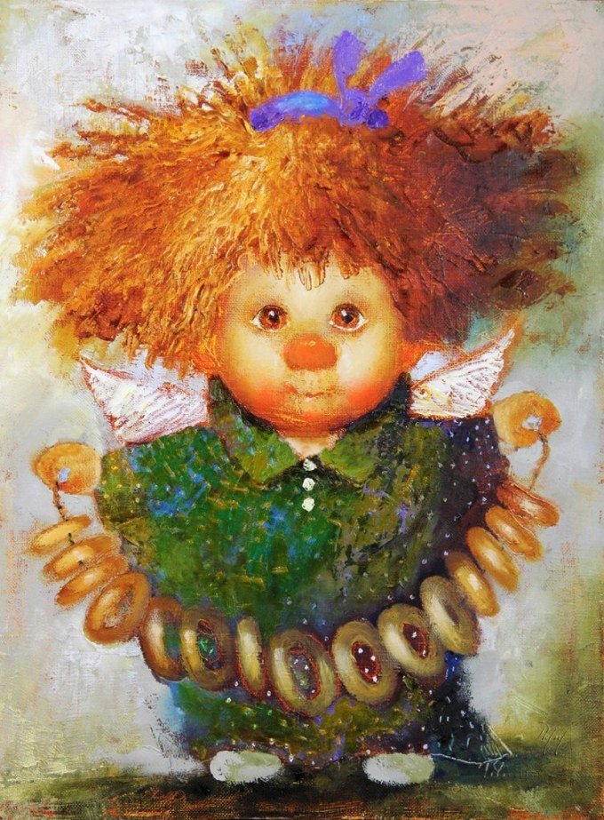 Ангел с баранками - оригинал