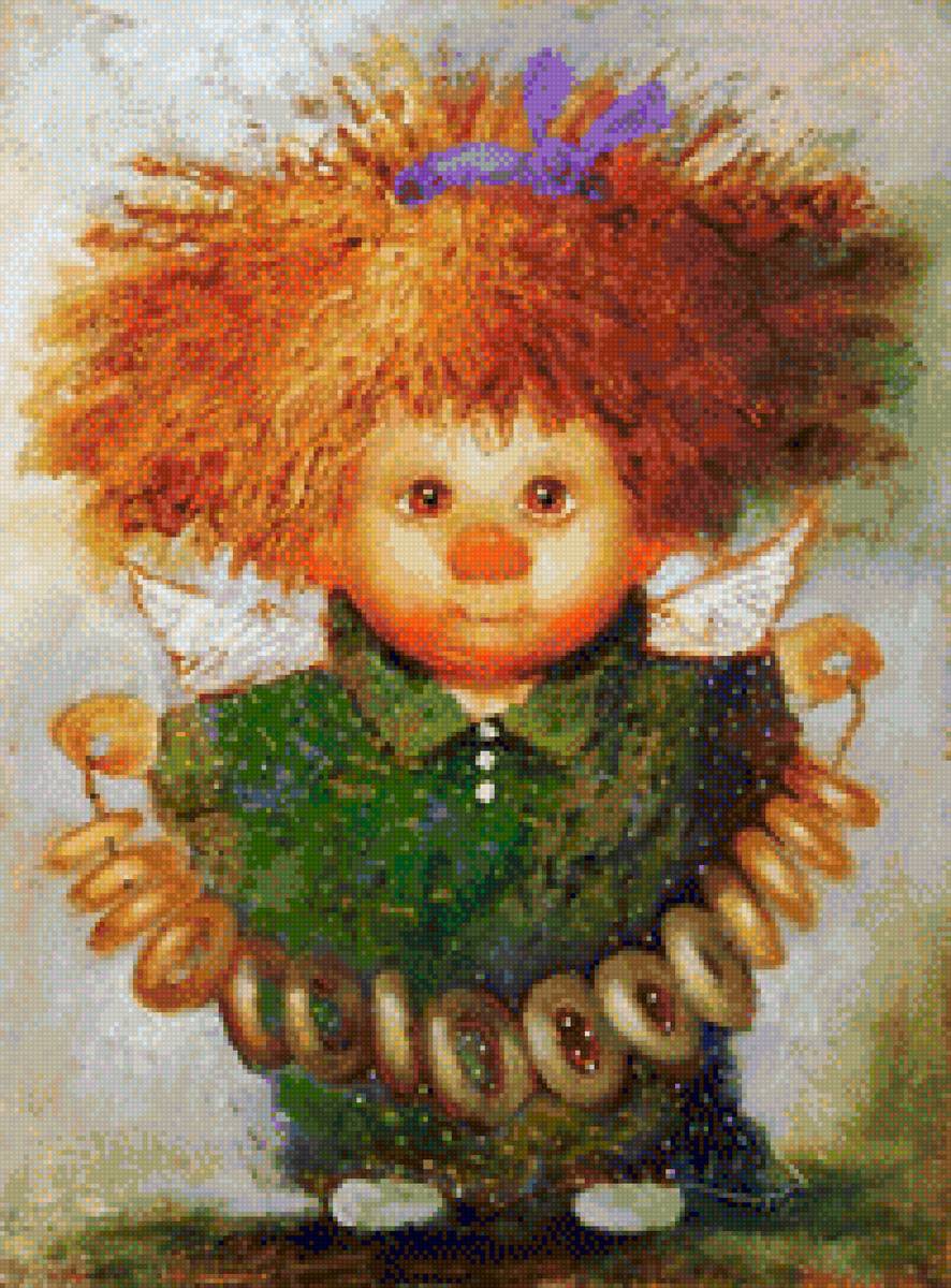 Ангел с баранками - предпросмотр