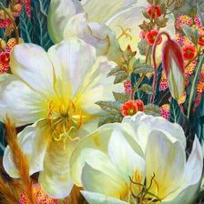 Схема вышивки «Цветы»